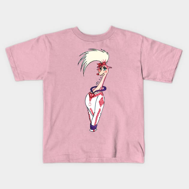 Whippet Angel Kids T-Shirt by TeeJay93